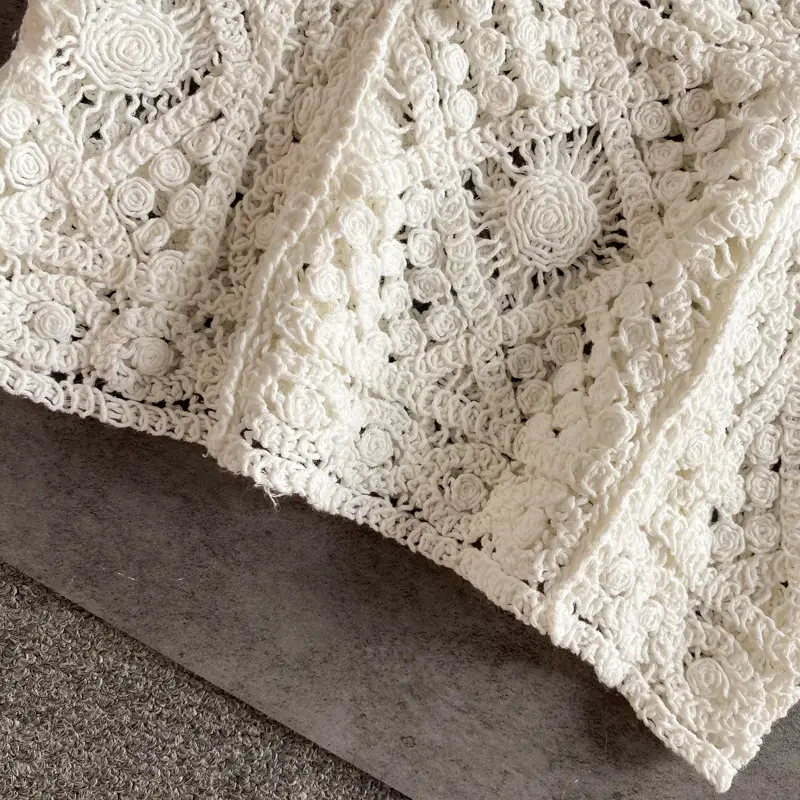 2022 Knitted Hollow Vest Women Summer New Hong Kong Style — feature 18