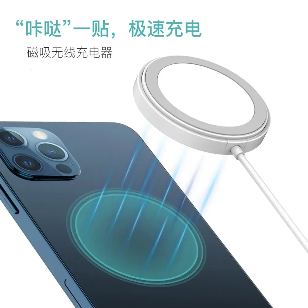 Magnetic Wireless Charger for iPhone 15 with 3-in-1 Functionality - Image 2