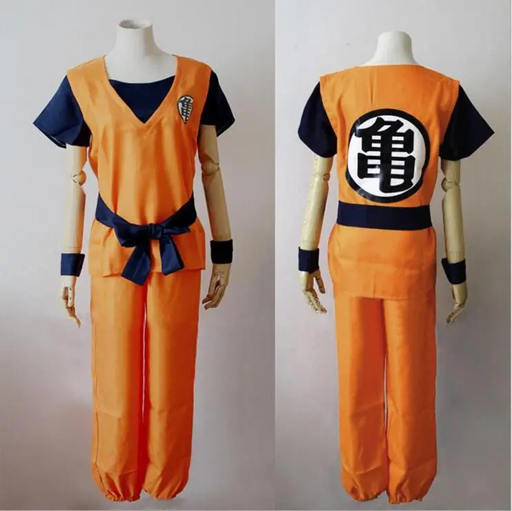 Monkey King Dragon Ball Costume Orange Pants Set - Image 6