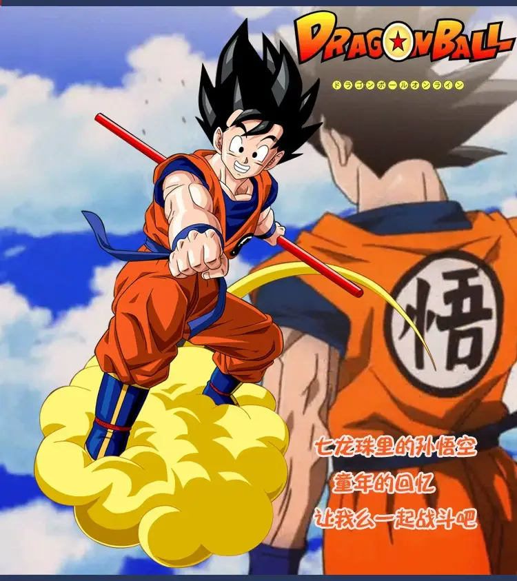 Monkey King Dragon Ball Costume Orange Pants Set — feature 10