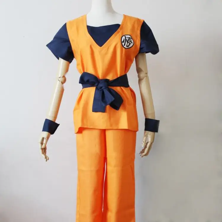 Monkey King Dragon Ball Costume Orange Pants Set — feature 14