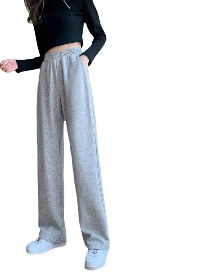 Women Wide Leg Pants Spring Autumn Draping Loose Straight - Image 8