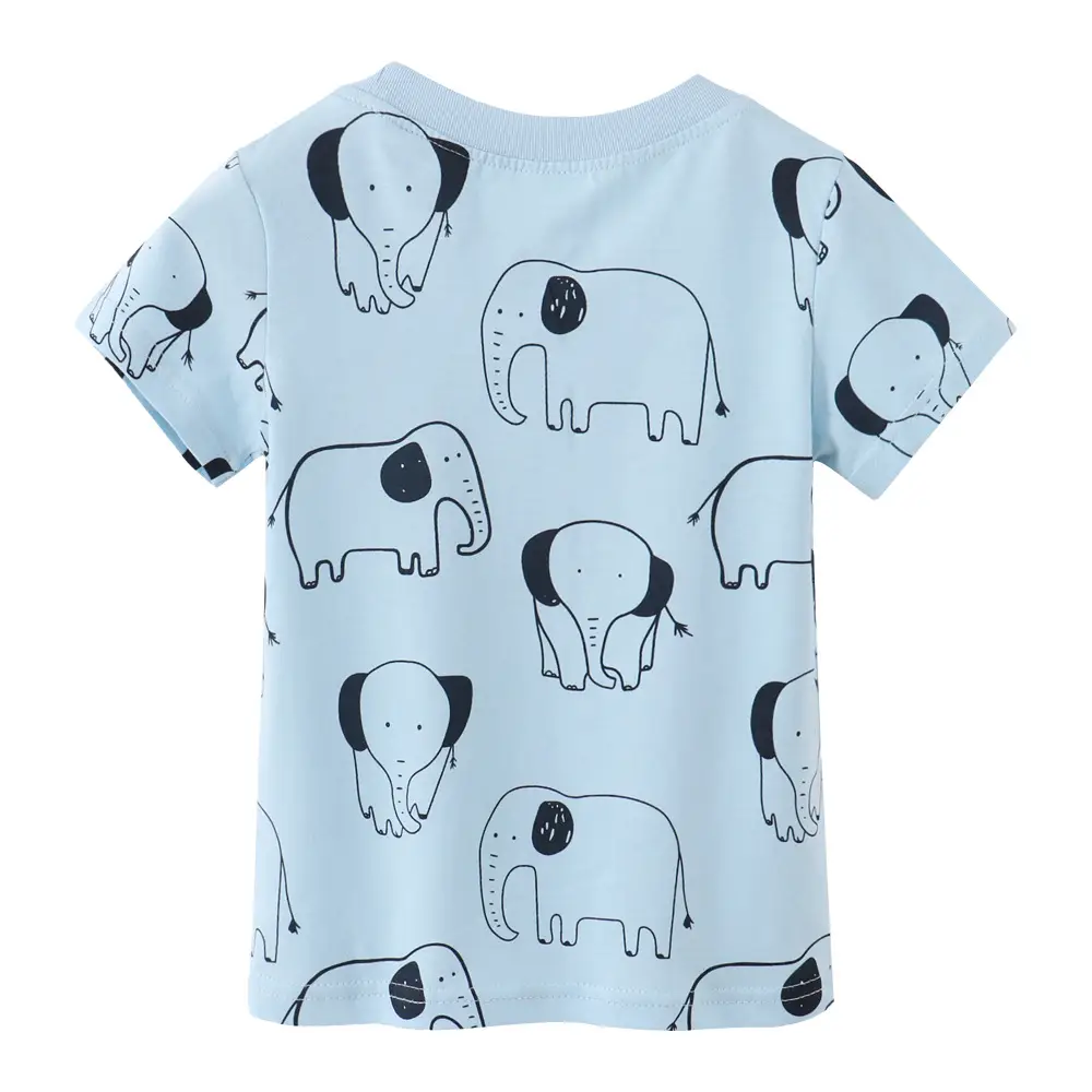 2024 Boys T-Shirt White Safety Pin Print Small Medium