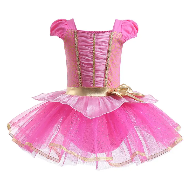 Pink Princess Style Baby Girl Tulu Turtu Dress - Image 3