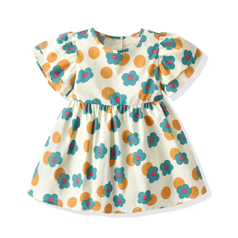 2025 Korean Style Floral Lapel Short Sleeve Boys Dress - Image 5
