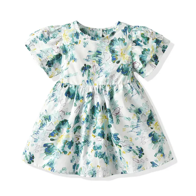 2025 Korean Style Floral Lapel Short Sleeve Boys Dress - Image 6