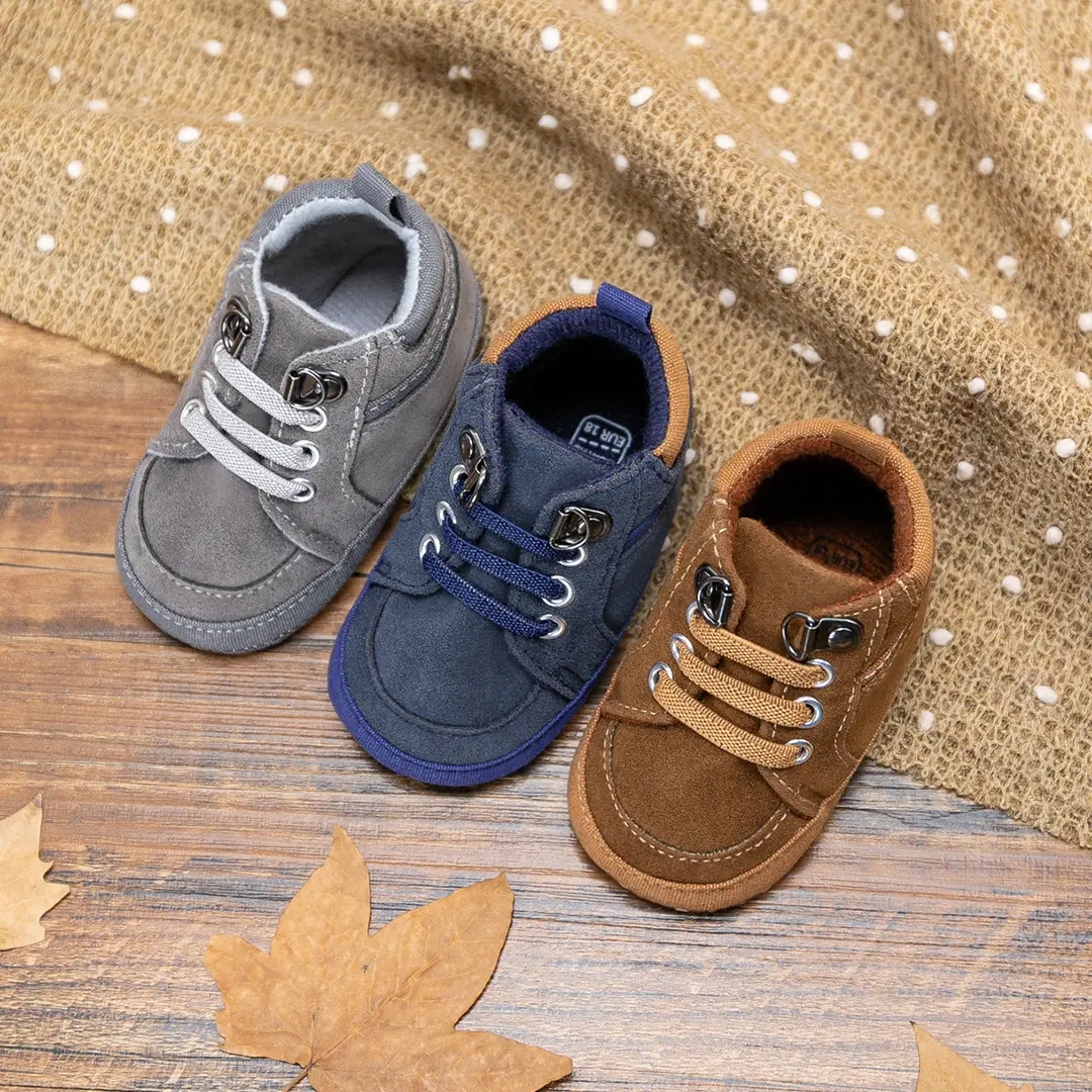 Cross-border new 0-1 year old baby shoes soft bottom toddler shoes high top sneaker baby shoes babyshoes
