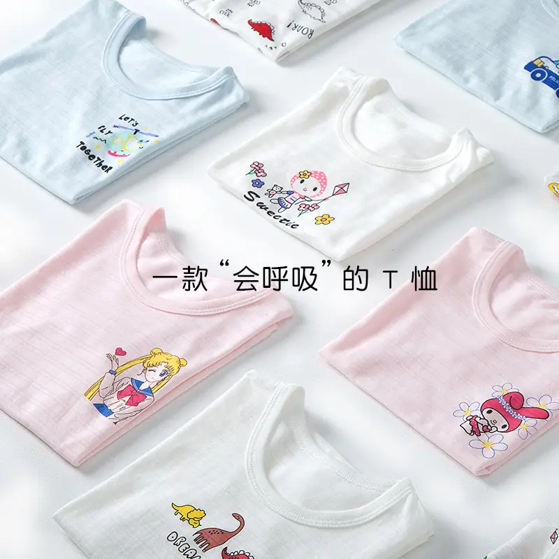 Summer 3-Piece Cartoon Cotton Set for Boys Girls - Image 6