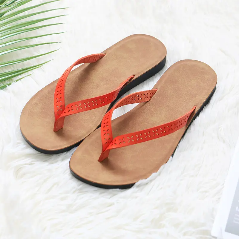 Women's Hollow Flats Summer Flip Flops