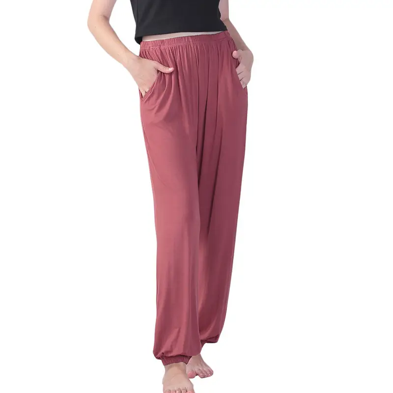 Women Grey Stretch High Waist Yoga Pants Plus Size - Image 4