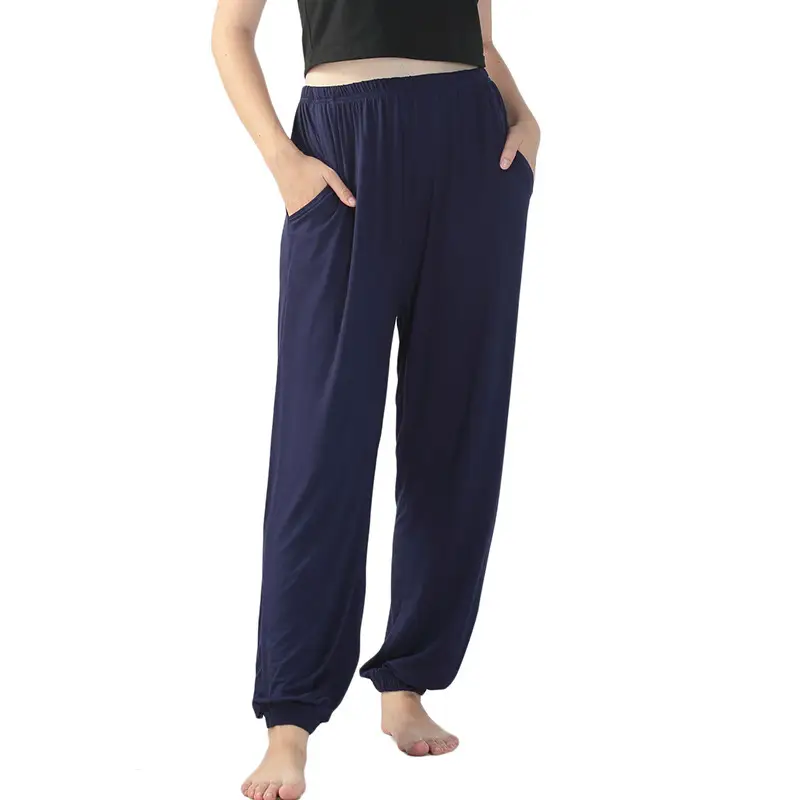 Women Grey Stretch High Waist Yoga Pants Plus Size - Image 6