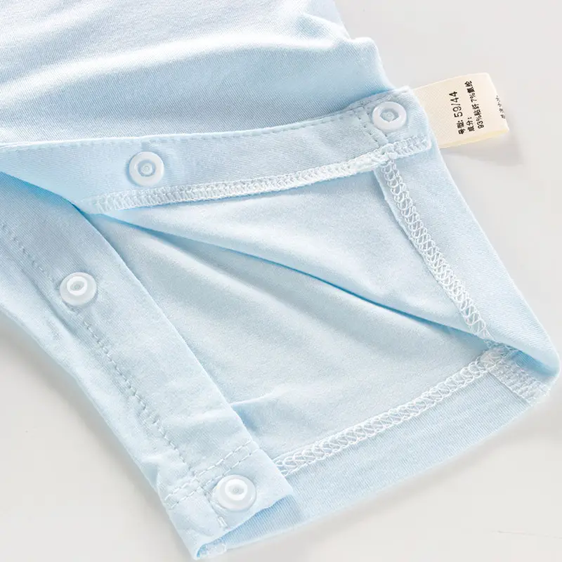 Baby Light Blue Newborn Jumpsuit Breathable Summer