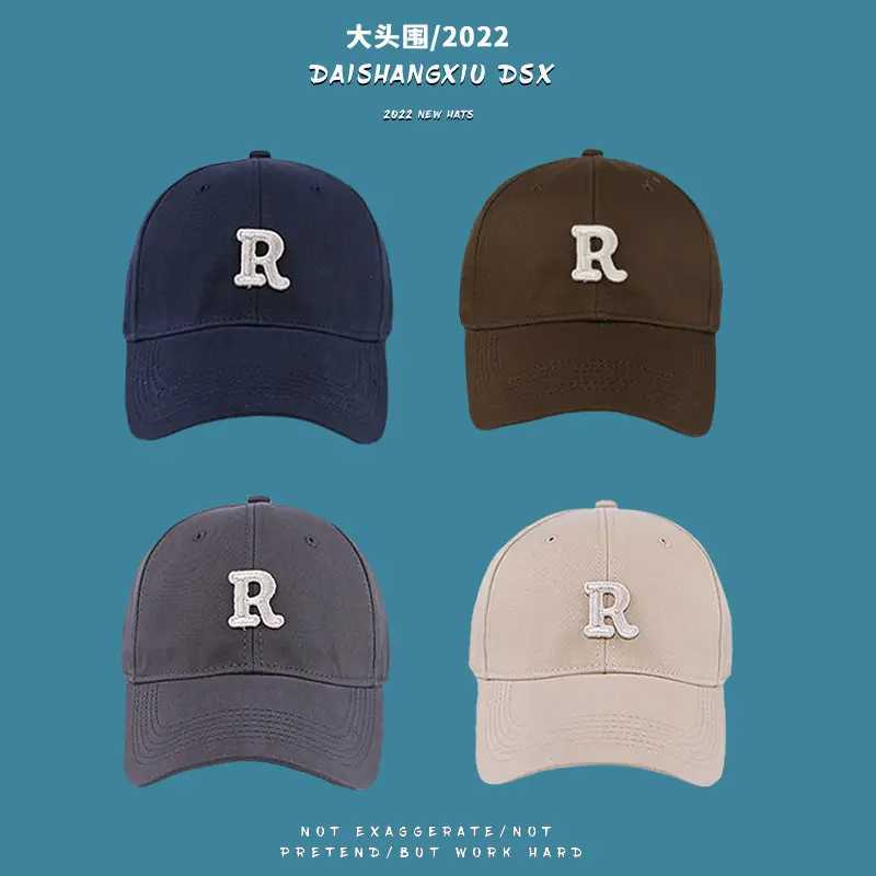 Men's Blue Baseball Cap with Big Logo - Image 8