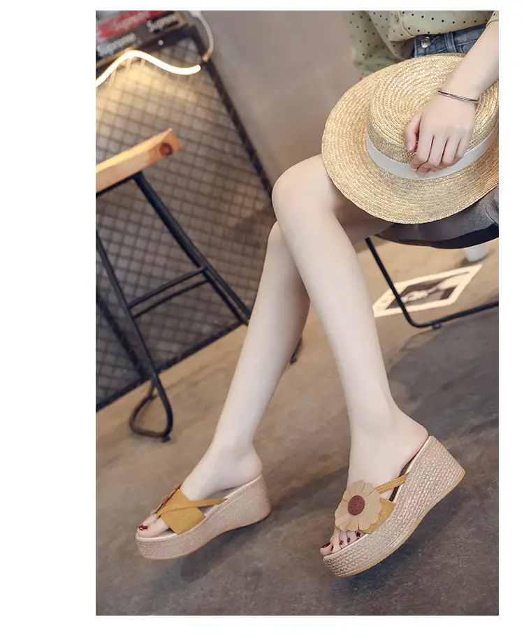 Korean Style Floral Flip Flops Women 2023 — feature 8