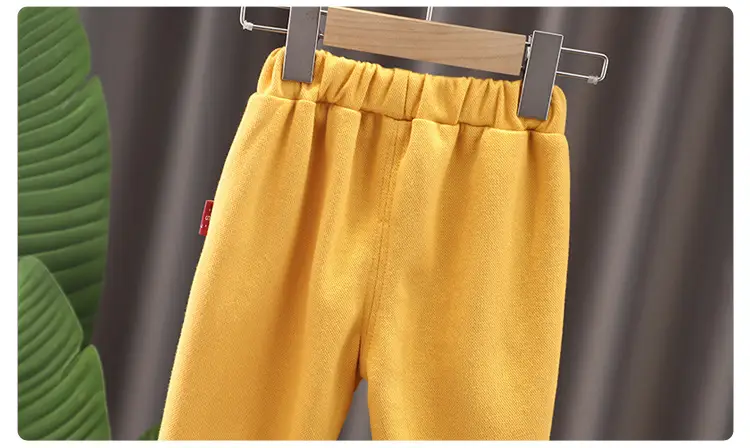 Children's Yellow Polo Track Suit 2-Piece Set — feature 14