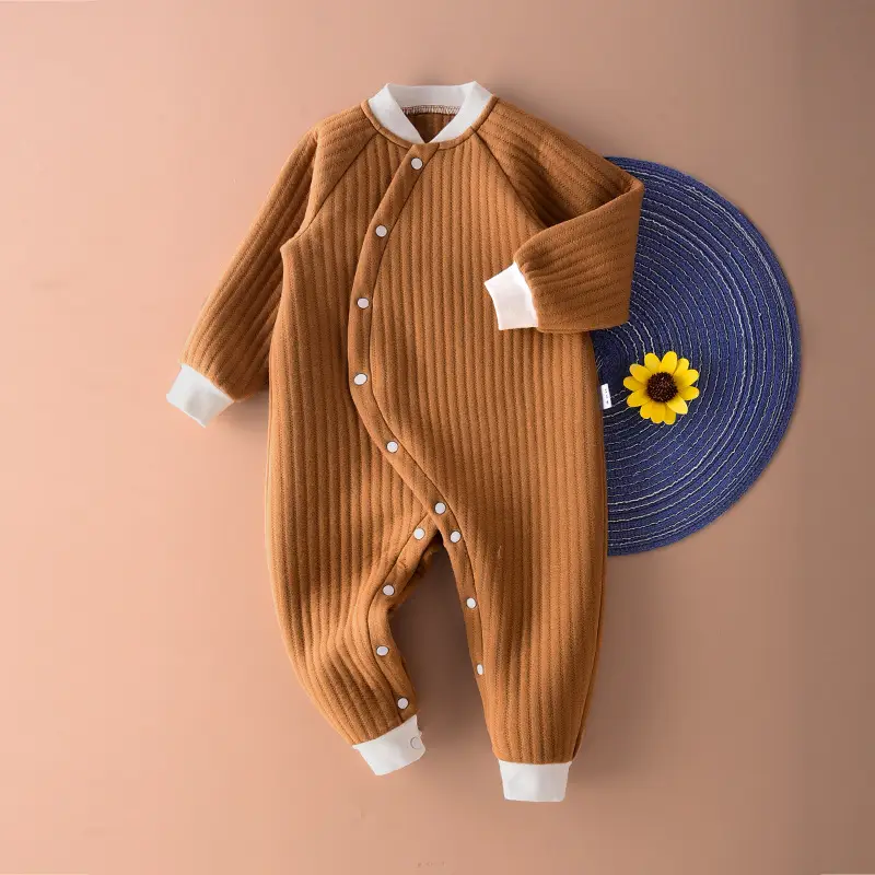 Baby Quilted Jumpsuit 3Yr Warm Pajamas Blue