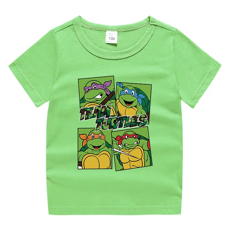 Teen Titans Orange Cotton T-Shirt for Boys Girls