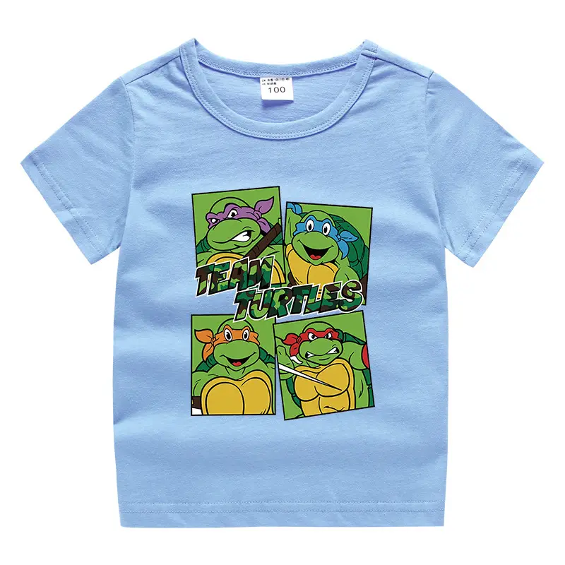 Teen Titans Orange Cotton T-Shirt for Boys Girls