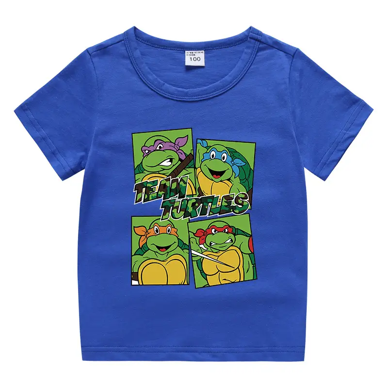 Teen Titans Orange Cotton T-Shirt for Boys Girls