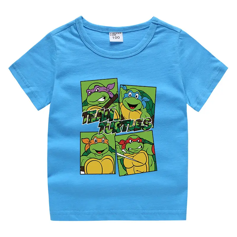 Teen Titans Orange Cotton T-Shirt for Boys Girls