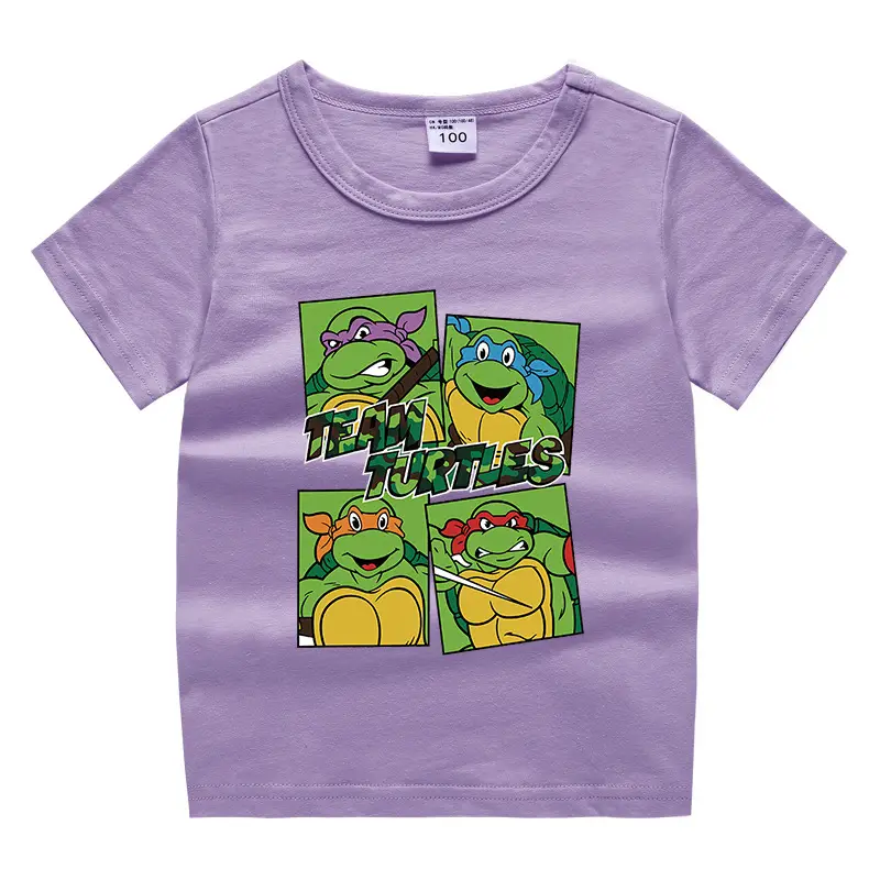Teen Titans Orange Cotton T-Shirt for Boys Girls