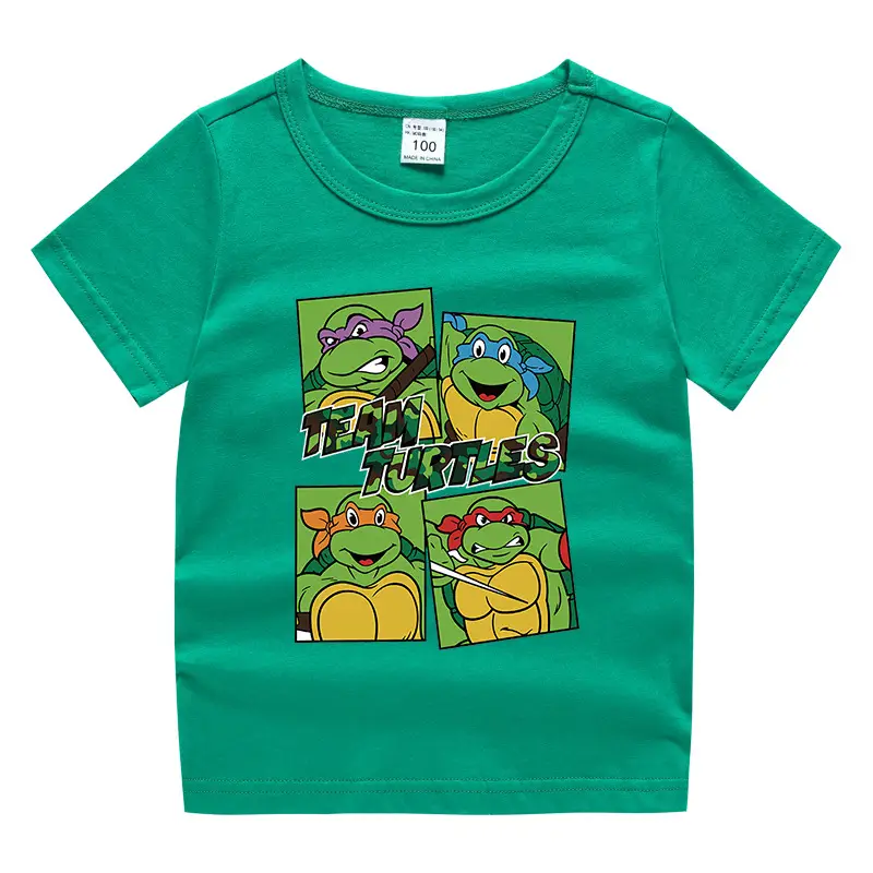 Teen Titans Orange Cotton T-Shirt for Boys Girls
