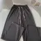 Women's Snake Bone Pleated Floor Pants Early Spring Wide Leg - Image 2