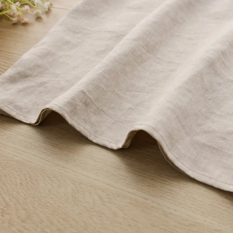 Girls Linen Cotton Vest Dress Spring Summer New Casual Kidsren's Wear Round Neck Sleeveless Pure Color A-Line Skirt — feature 22