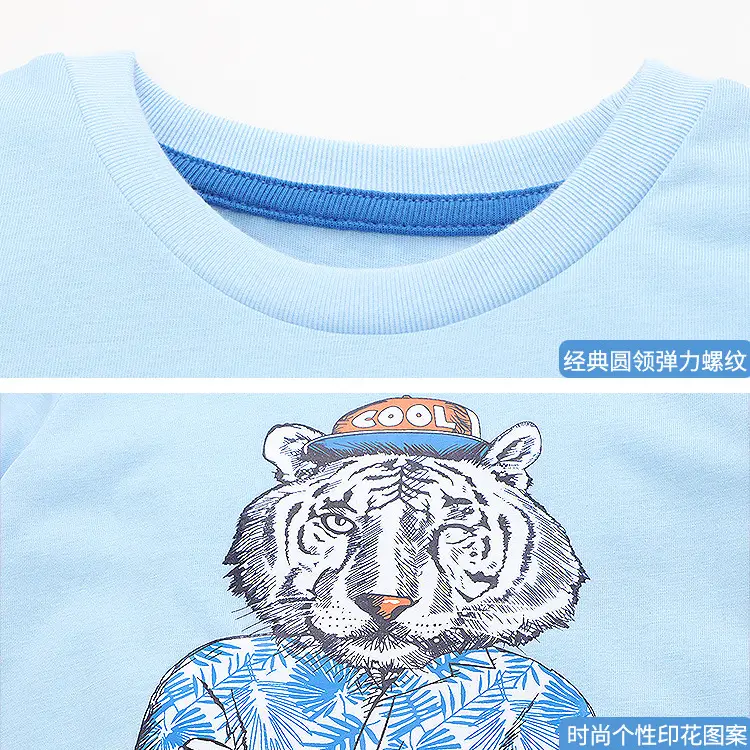 Boys T-Shirt Pure Cotton Knitted Small Medium Kids - Image 4