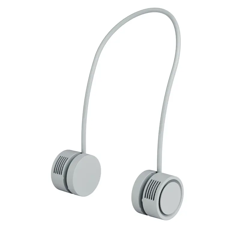 Hanging Neck Lazy Fan Mini Leafless Portable USB Hanging Neck Small New Small Fan Silent Charging