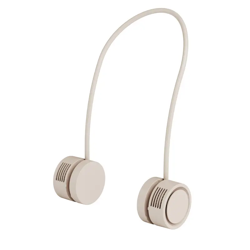Hanging Neck Lazy Fan Mini Leafless Portable USB Hanging Neck Small New Small Fan Silent Charging