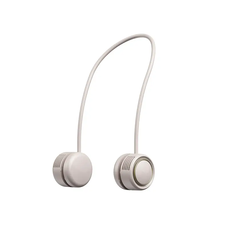 Hanging Neck Lazy Fan Mini Leafless Portable USB Hanging Neck Small New Small Fan Silent Charging
