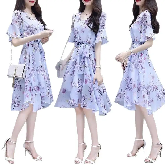 Pink Floral Long Dress for Women Summer 2026 - Image 7