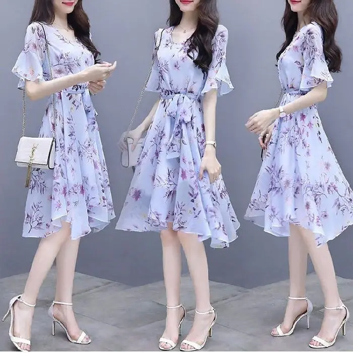 Pink Floral Long Dress for Women Summer 2026 - Image 2