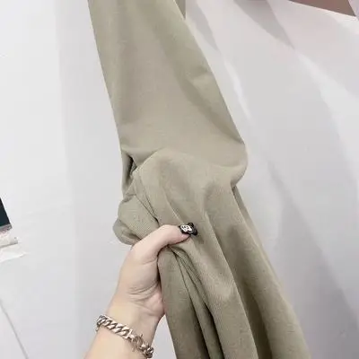 Women Ice Silk Wide Leg Pants 2025 New - Image 4