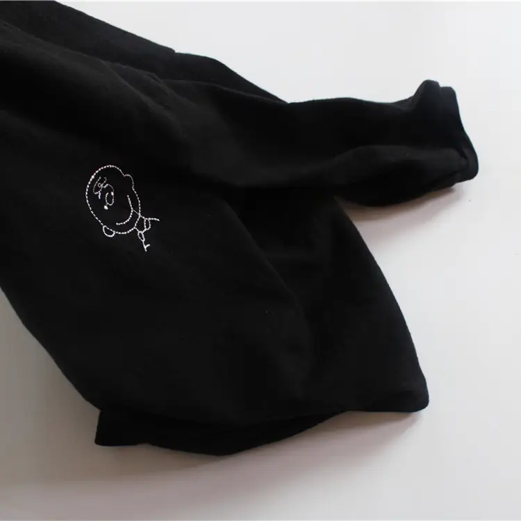 Black Embroidered Baby Boy's T-Shirt Korean Style — feature 9