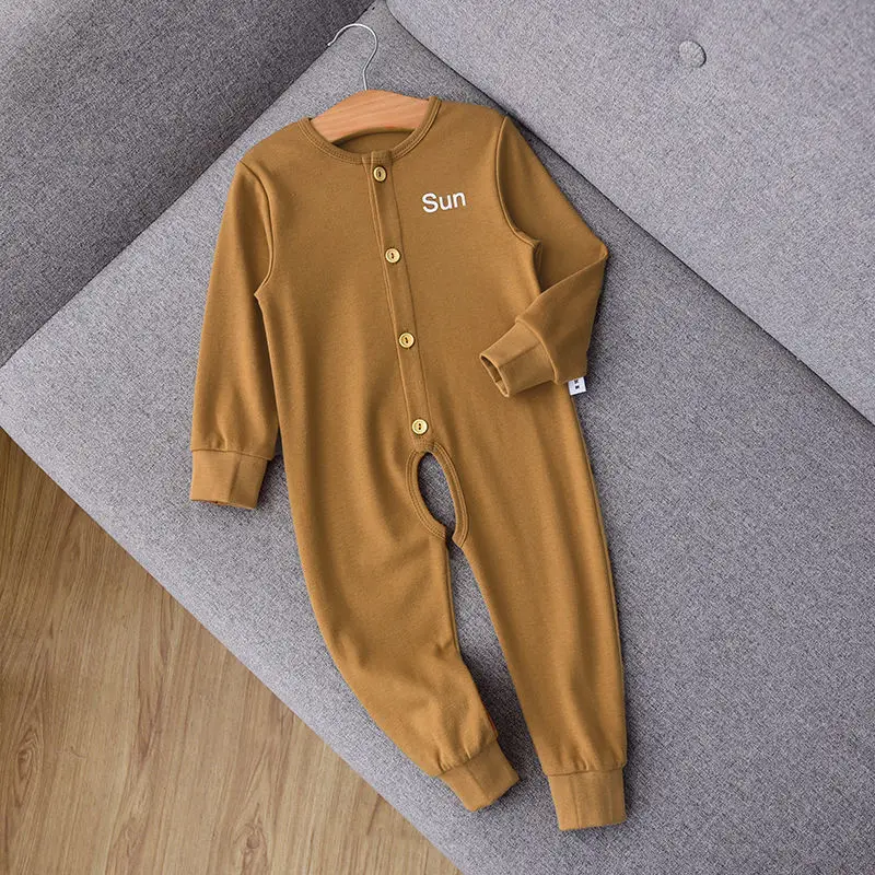 Baby Cotton Jumpsuit Green Spring Autumn Anti-Cold