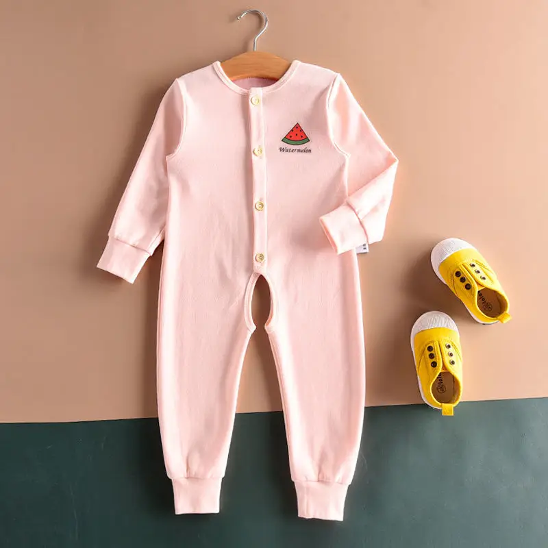 Baby Cotton Jumpsuit Green Spring Autumn Anti-Cold