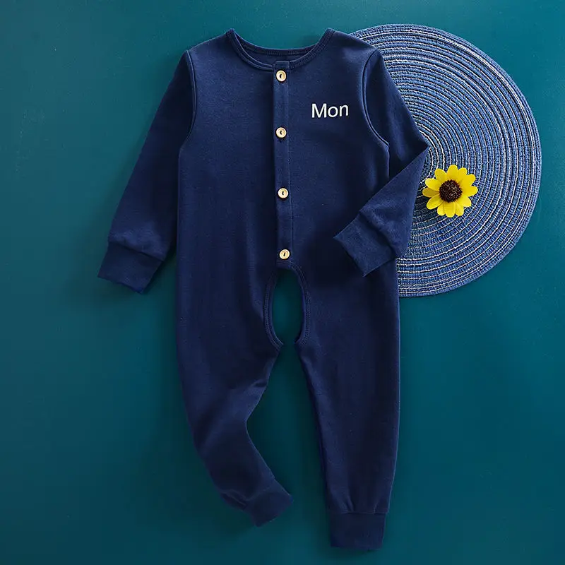 Baby Cotton Jumpsuit Green Spring Autumn Anti-Cold