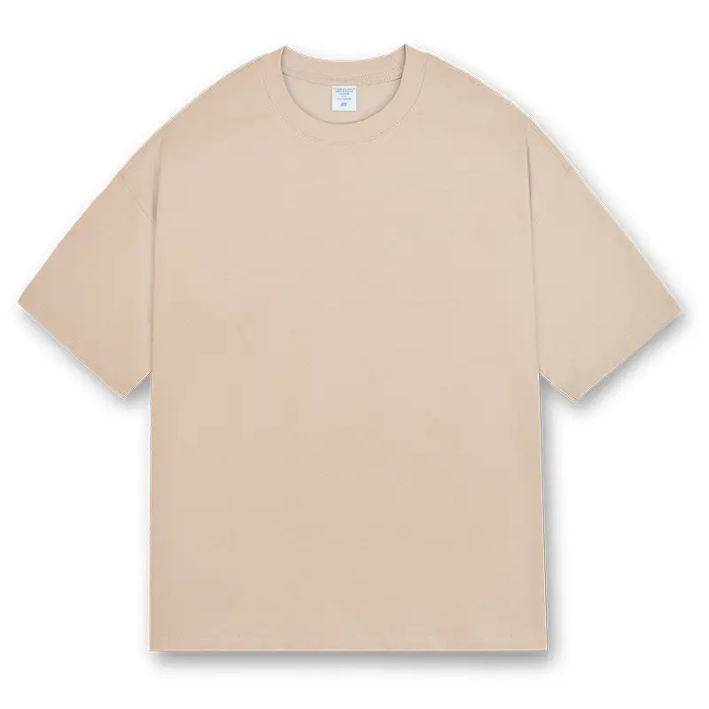 White Cotton T-Shirt for Men Women Loose Fit Short Sleeve - Image 2