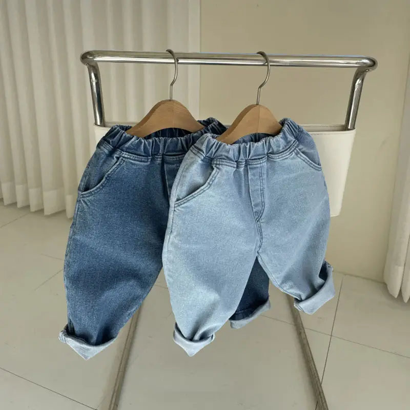 Blue Jeans for Kids Spring Autumn Casual Pants - Image 3