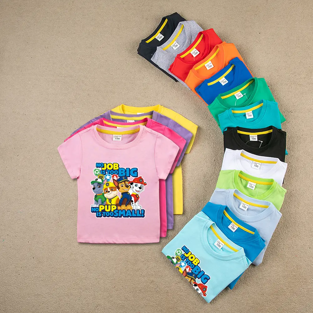 Wang Wang Kids Cotton T-Shirts Small Medium Pack - Image 33