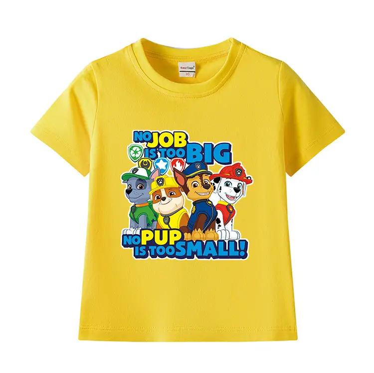 Wang Wang Kids Cotton T-Shirts Small Medium Pack — feature 7