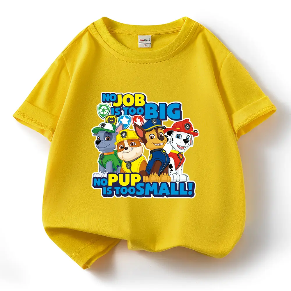 Wang Wang Kids Cotton T-Shirts Small Medium Pack - Image 6