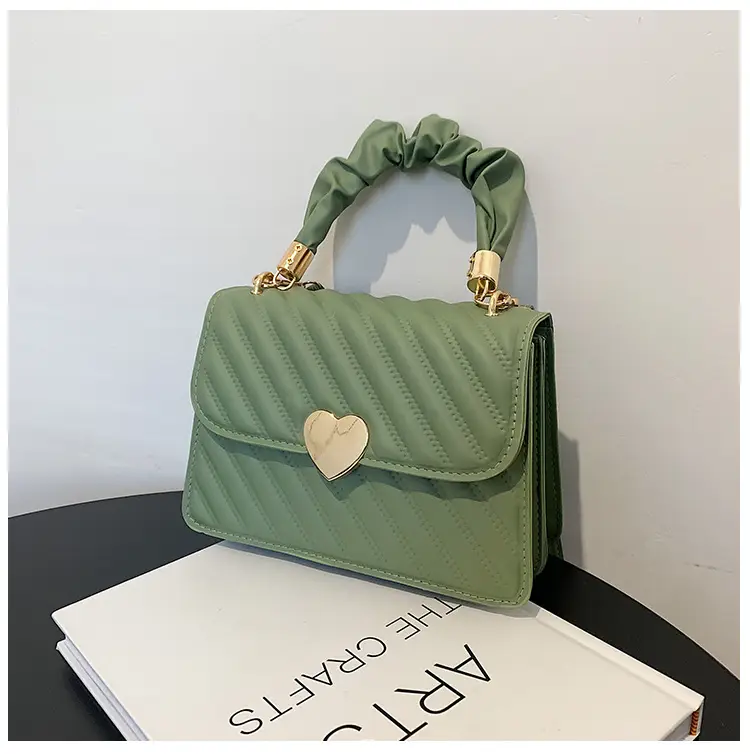 Women Pleated Satchel Bag Cream White 2022 - Image 3