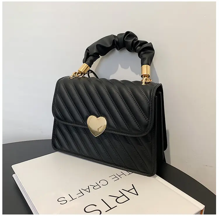 Women Pleated Satchel Bag Cream White 2022 - Image 4