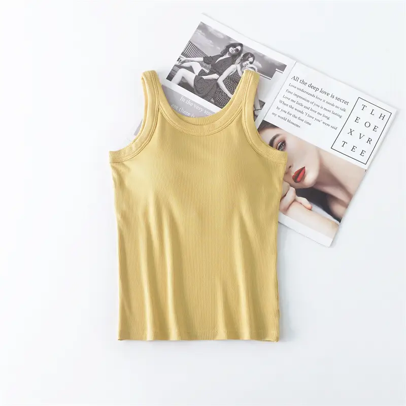 Women's Black Slim Sling Vest Spring Summer - Image 2