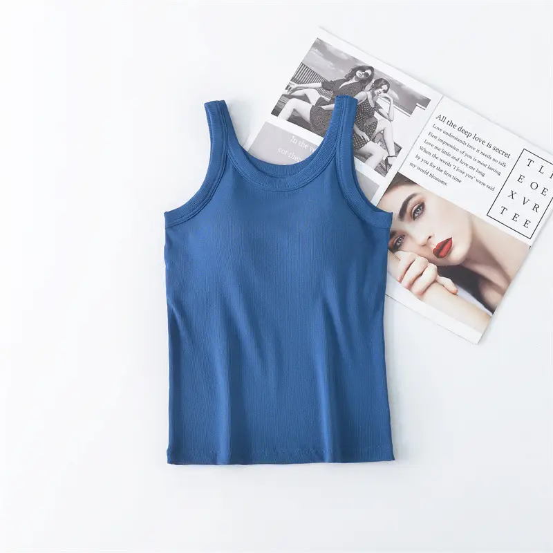 Women's Black Slim Sling Vest Spring Summer - Image 5