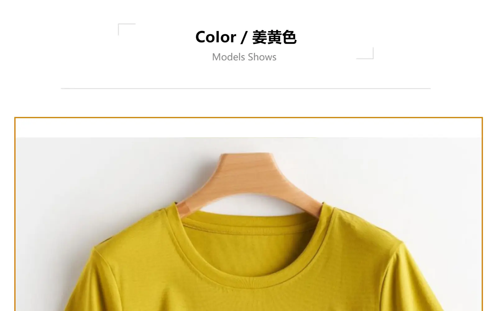Women Mercerized Cotton V-Neck T-Shirt Olive Green — feature 42