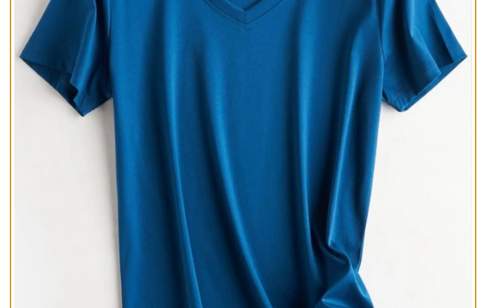 Women Mercerized Cotton V-Neck T-Shirt Olive Green — feature 67